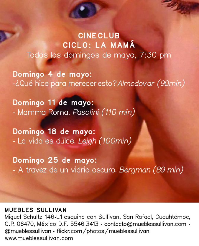 CINECLUB - CICLO: MAMÁ